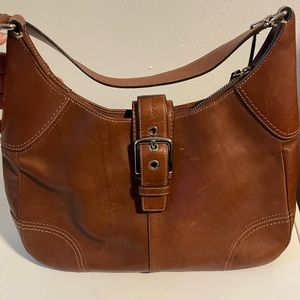 Coach leather handbag